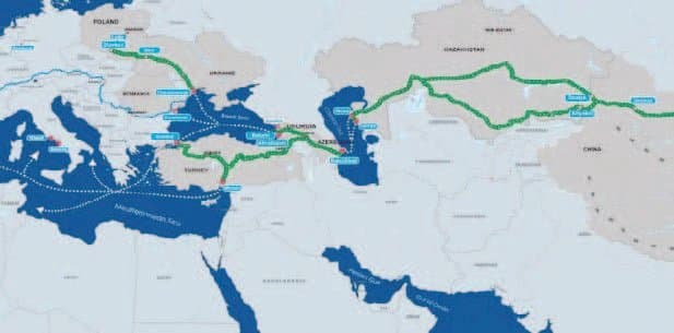 Azərbaycan Orta Dəhlizin qovşağı və mərkəzi ölkəsidir