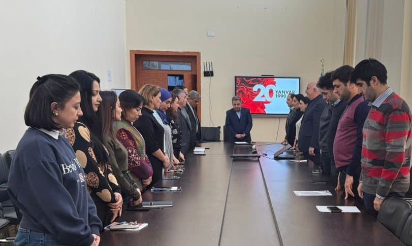 İqtisadiyyat İnstitutunda 20 Yanvar şəhidlərinin xatirəsi yad edilib 2