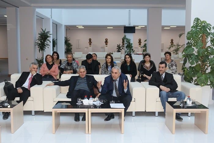 Xalq sairi Nəriman Həsənzadə ilə görüş 29.12.2015 5