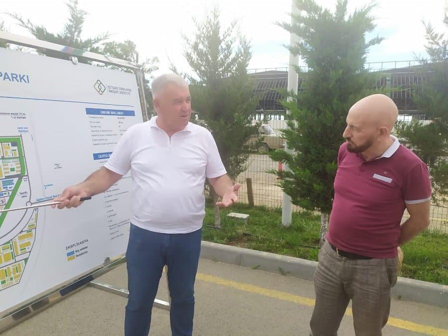 Исследователи Научного центра восстановления постконфликтных территорий ознакомились с деятельностью Агдамского индустриального парка 3