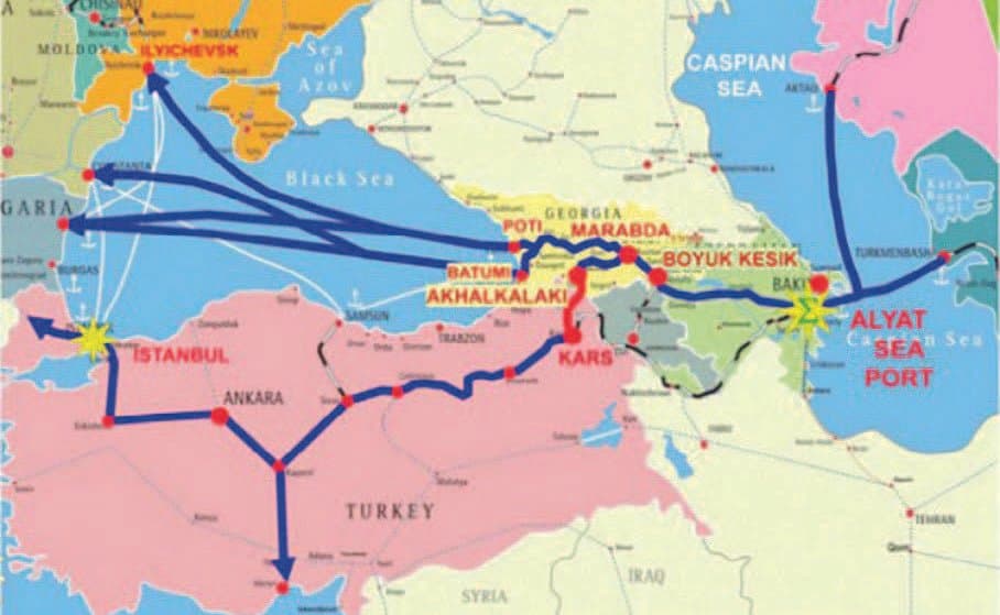 Orta dəhliz Şərqi Qərblə qovuşdurur