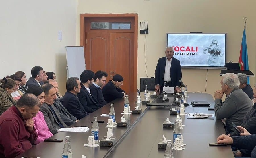 İqtisadiyyat İnstitutunda Xocalı soyqırımına həsr olunmuş anım tədbiri keçirilib