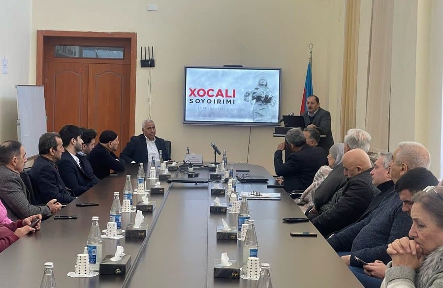 İqtisadiyyat İnstitutunda Xocalı soyqırımına həsr olunmuş anım tədbiri keçirilib 2
